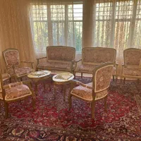 دو دست مبلمان راحتی۴نفره و ۷نفره پذیرایی و میز|مبلمان خانگی و میز عسلی|رودبار, |دیوار