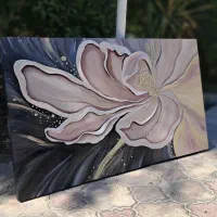 تابلو نقش برجسته گل شناور ابعاد ۱۴۰*۸۰ هنر دست