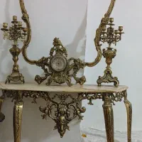 آینه شمعدان برنزی