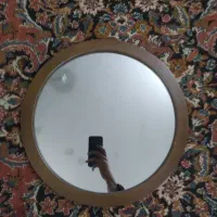 آینه گرد با قاب
