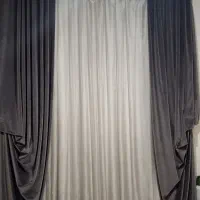 پرده ۳ تکه(زیر ، حریر ، دکور)