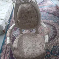 چهار عدد مبل فرهی دسته دار ودو عدد مهمان بدون دسته|مبلمان خانگی و میز عسلی|محمدیه-قزوین, |دیوار