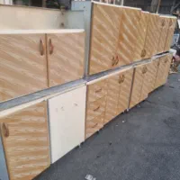 یک سرویس کابینت در حد نو ۴متر پایین ۴متر بالا|مصالح و تجهیزات ساختمان|نسیم‌شهر, |دیوار