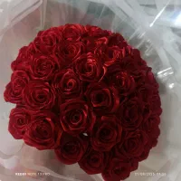 دسته گل رز ربانی و باکس|گل مصنوعی|بندرعباس, |دیوار