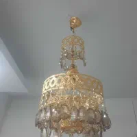 لوستر چهارشاخه خیلی تمیز|لوستر و چراغ آویز|قدس, شهر‌قدس|دیوار