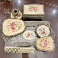 ست ارایشی برنز و انتیک و قدیمی عتیقه  کلکسیونی