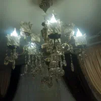 لوستر پنج شاخه برنزی