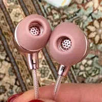 هندزفری سیم دار رنگ رزگلد happy plugs|لوازم جانبی موبایل و تبلت|تهران, شهرآرا|دیوار