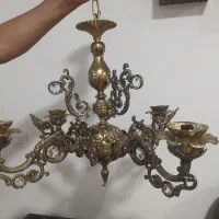 لوستر سلطنتی با دیوارکوب|لوستر و چراغ آویز|مشهد, شفا|دیوار