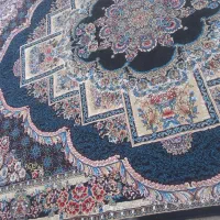 فرش ۱۲ متری جفت سورمه ای سالم جفتش ۱۵