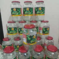 ظرف شیشه ای درب دار