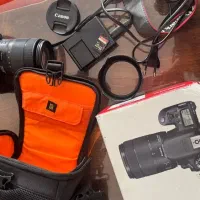 دوربین عکاسی کنون  canon 77D با لنز 18135usm