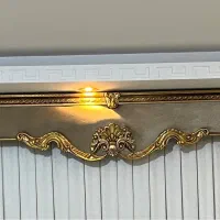 قاب پرده ،چوب و مخمل