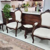 مبل ۹ نفره چوب گردو