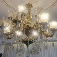 ۲ عدد لوستر|لوستر و چراغ آویز|ساوه, |دیوار