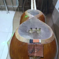 تار محمد کاظمی|سازهای سنتی|قم, زنبیل آباد|دیوار