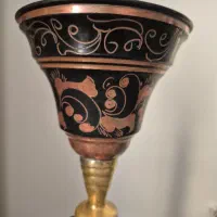 قلیان انتیک . برنجی . مسی|صنایع دستی و سایر لوازم تزئینی|قزوین, |دیوار