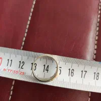 حلقه جواهر طلای سفید و زرد|جواهرات|قزوین, |دیوار