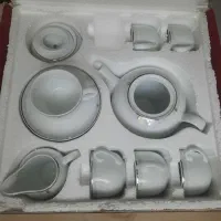 سرویس چایی خوری ۱۷ پارچه چینی زرین ایران|ظروف سرو و پذیرایی|تهران, افسریه جنوبی|دیوار