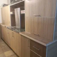 کابینت ام دی اف همراه با سینگ و هود