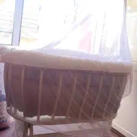 تخت گهواره بیضی انجل لندسفید|تخت و صندلی بچه|صدرا-فارس, فاز ۱|دیوار