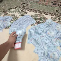 اسکناس فیک ۱۰۰ دلاری مخصوص دکور تولد و عروسی