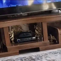 میزتلویزیون چوبی