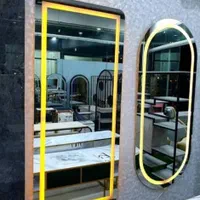 آینه دیواری بک لایت پایه دار led چراخ دار|آینه|خوی, |دیوار