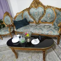 مبل استیل چوب اصل و سنگین