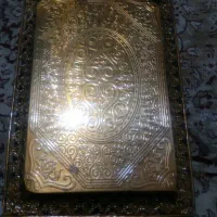 سینی قدیمی قلم کاریشده