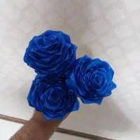 گل مصنوعی رز آبی