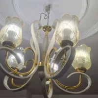 لوستر۵شاخه|لوستر و چراغ آویز|تهران, جوادیه تهرانپارس|دیوار