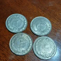 سکه ۱ و ۲ ریال نقره