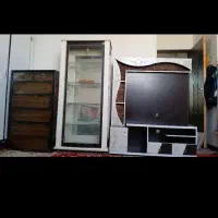 فروش سه عدد ویترین،زیر تلویزیون و..
