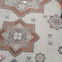 دو جفت فرش ۹ متری رنگ لاکی خوش رنگ ۵۰۰ شانه|فرش|شیراز, زرهی|دیوار