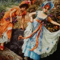 تابلو فرش دستباف فرانسوی
