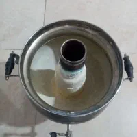 سماور گازی برنجی بزرگ 8 لیتری|سماور، چای‌ساز، قهوه‌ساز|بومهن, |دیوار