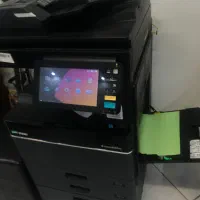 دو عدد پرینتر لیزری ایستاده و رومیزی hp و toshiba