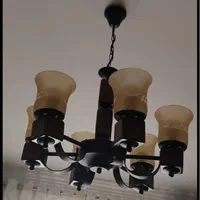 لوستر۶ و۵شعله بسیارتمیزوبدون خط وخش
