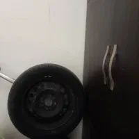 دو لاستیک تیبا با رینگ