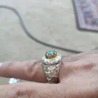 انگشتر دست دلبر و زمرد زامبیا|جواهرات|زاهدان, |دیوار