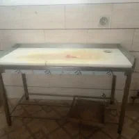 میز استیل مرغ فروشی  سالم