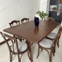 میز و صندلی چوبی (سبک لهستانی)|میز و صندلی غذاخوری|رشت, پارک شهر|دیوار