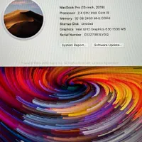 مک بوک پرو ۲۰۱۹ i9 درحد نو استثنایی macbook pro|رایانه همراه|تهران, میدان ولیعصر|دیوار