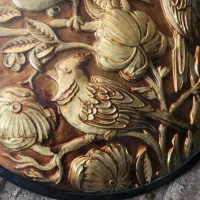 تابلو پرنده برنزی|کلکسیون اشیاء عتیقه|تهران, اختیاریه|دیوار