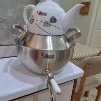 کتری شیر دار mgs به همراه قوری