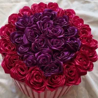 گل روبانی|گل مصنوعی|بروجن, |دیوار