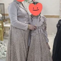 پیرهن مجلسی،ست مادر و دختر.