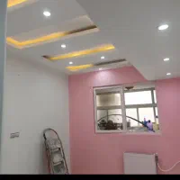 رنگ آمیزی در و پنجره و اسکلت فلزی و پلاستیک وکناف