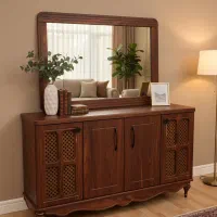 آینه و کنسول و مبل|بوفه، ویترین، کنسول|بندر انزلی, کلیور|دیوار